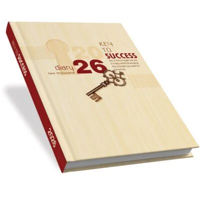 key to success b5 laminated art cover diary.webp