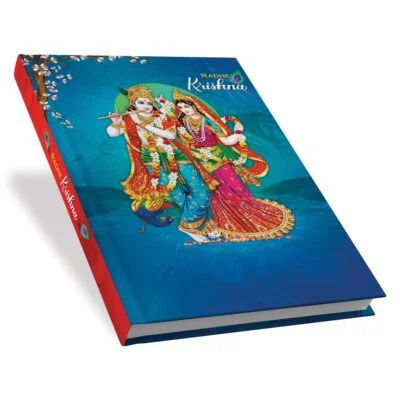shree krishna b5 one date art cover diary.webp